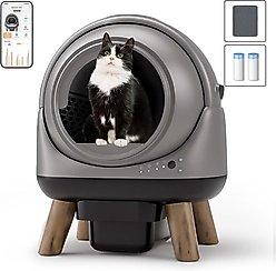 els pet Orbitie Automatic Self-Cleaning Cat Litter Box, Gray