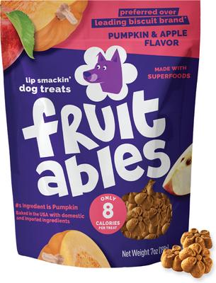 Show full view: Variety Pack - Fruitables Pumpkin & Blueberry Flavor Dog Treats, Pumpkin & Apple & Bacon & Apple Flavors slide 9 of 11