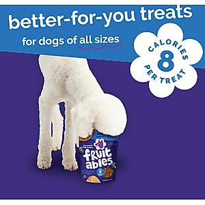 Fruitables Pumpkin & Blueberry Flavor Dog Treats, 7-oz bag