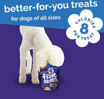 Show full view: Fruitables Pumpkin & Blueberry Flavor Dog Treats, 7-oz bag slide 7 of 12