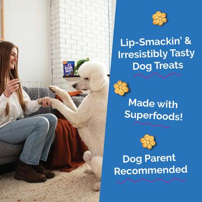 Show full view: Fruitables Pumpkin & Blueberry Flavor Dog Treats, 7-oz bag slide 4 of 12