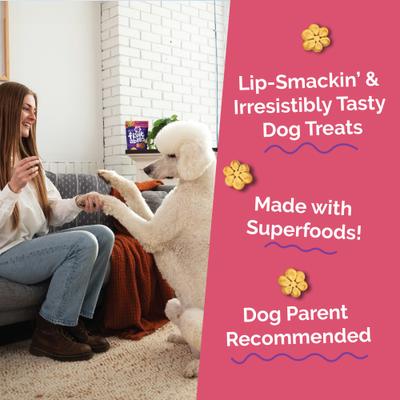 Show full view: Fruitables Pumpkin & Apple Flavor Dog Treats, 7-oz bag slide 5 of 13