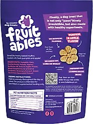 Fruitables Pumpkin & Apple Flavor Dog Treats, 7-oz bag slide 2 of 9