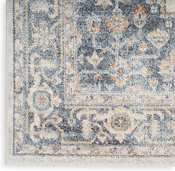 Show full view: Nourison Astra Machine Washable ASW11 Area Rug, Grey Gold, 63 x 84-in slide 6 of 9