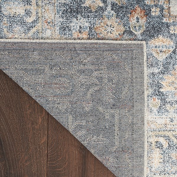 Show full view: Nourison Astra Machine Washable ASW11 Area Rug, Grey Gold, 63 x 84-in slide 5 of 9