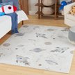 Show in main carousel: Nourison Astra Machine Washable ASW18 Graphic Area Rug, Ivory Multicolor, 63 x 84-in slide 7 of 9