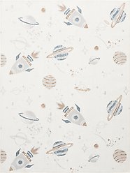 Nourison Astra Machine Washable ASW18 Graphic Area Rug, Ivory Multicolor, 63 x 84-in