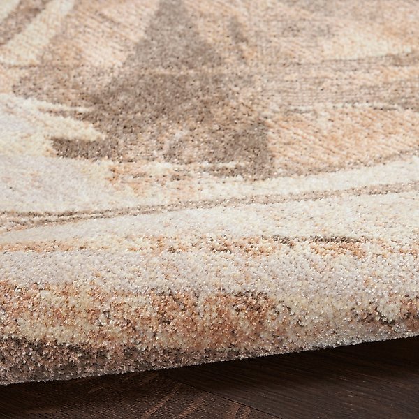 Show full view: Nourison Astra Machine Washable ASW14 Abstract Area Rug, Beige, 63 x 84-in slide 3 of 9