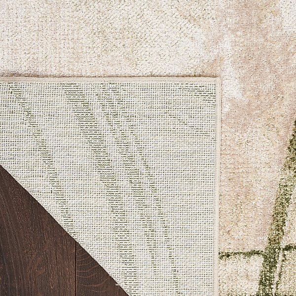 Show full view: Nourison Astra Machine Washable ASW14 Abstract Area Rug, Beige Green, 94 x 120-in slide 5 of 9