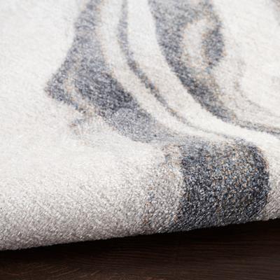 Show full view: Nourison Astra Machine Washable ASW15 Abstract Area Rug, Ivory Grey, 63 x 84-in slide 3 of 9