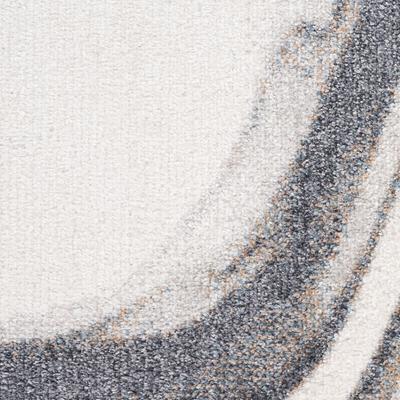 Show full view: Nourison Astra Machine Washable ASW15 Abstract Area Rug, Ivory Grey, 63 x 84-in slide 4 of 9