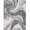 Show in main carousel: Nourison Astra Machine Washable ASW15 Abstract Area Rug, Ivory Grey, 63 x 84-in slide 1 of 9