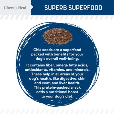 Show full view: Chew + Heal Limited Ingredient Wild Alaskan Salmon Multivitamin Soft Jerky Dog Treats, 5-oz bag slide 6 of 11