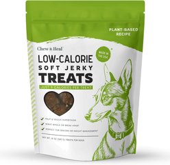 Chew + Heal Limited Ingredient Low Calorie Fruit & Veggie Superfoods Soft Jerky Dog Treats, 12-oz bag