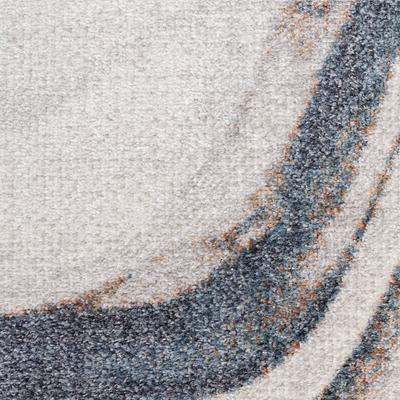 Show full view: Nourison Astra Machine Washable ASW15 Abstract Area Rug, Ivory Blue, 63 x 84-in slide 5 of 10