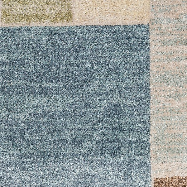Show full view: Nourison Astra Machine Washable ASW09 Geometric Area Rug, Blue Green Multi, 63 x 84-in slide 4 of 9