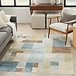 Show in main carousel: Nourison Astra Machine Washable ASW09 Geometric Area Rug, Blue Green Multi, 63 x 84-in slide 7 of 9