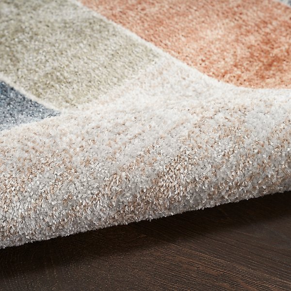 Show full view: Nourison Astra Machine Washable ASW09 Geometric Area Rug, Multicolor, 63 x 84-in slide 3 of 9