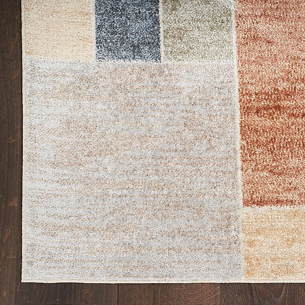 Show full view: Nourison Astra Machine Washable ASW09 Geometric Area Rug, Multicolor, 63 x 84-in slide 2 of 9