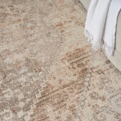Show full view: Nourison Astra Machine Washable ASW13 Geometric Area Rug, Beige, 94 x 120-in slide 8 of 9