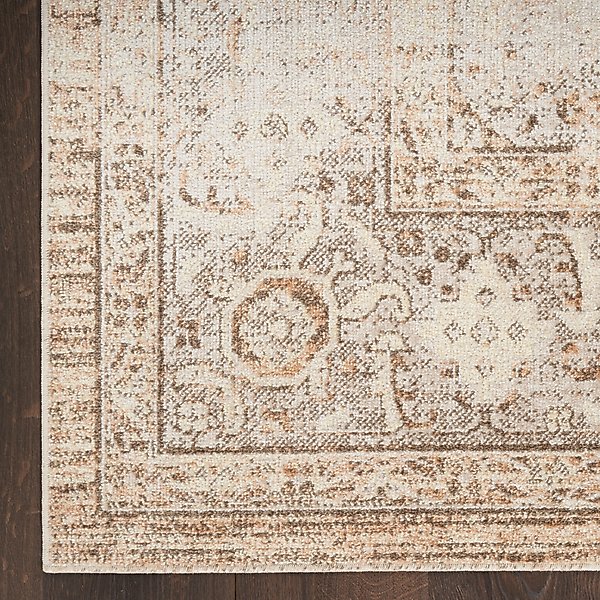 Show full view: Nourison Astra Machine Washable ASW13 Geometric Area Rug, Beige, 63 x 84-in slide 2 of 9