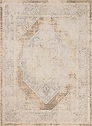 Nourison Astra Machine Washable ASW13 Geometric Area Rug, Beige, 63 x 84-in