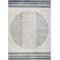 Show in main carousel: Nourison Astra Machine Washable ASW05 Geometric Area Rug, Ivory Blue, 63 x 84-in slide 1 of 9