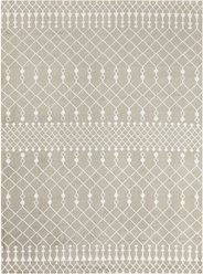 Nourison Astra Machine Washable ASW10 Geometric Area Rug, Sage, 63 x 84-in