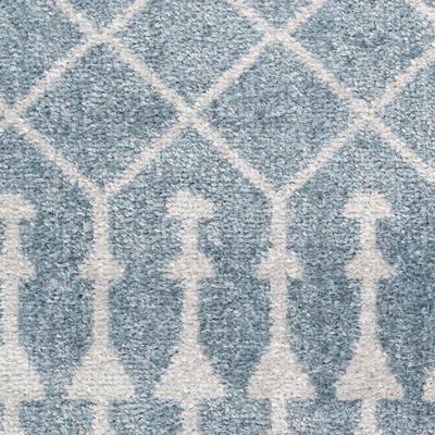 Show full view: Nourison Astra Machine Washable ASW10 Geometric Area Rug, Blue, 63 x 84-in slide 4 of 10