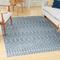 Show in main carousel: Nourison Astra Machine Washable ASW10 Geometric Area Rug, Blue, 63 x 84-in slide 7 of 10