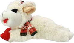 Multipet Lamb Chop Trapper Hat Squeaky Plush Dog Toy, 10.5-in slide 2 of 5
