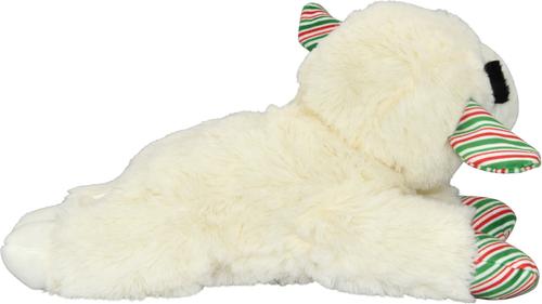 Show full view: Multipet Lamb Chop Candy Cane Squeaky Plush Dog Toy, 10.5-in slide 4 of 6