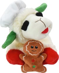 Multipet Lamb Chop Gingerbread Baker Squeaky Plush Dog Toy, 10.5-in slide 2 of 6