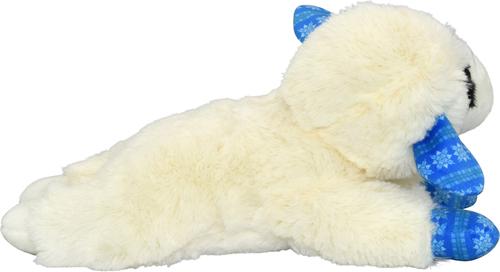 Show full view: Multipet Lamb Chop Snowflake Squeaky Plush Dog Toy, 10.5-in slide 5 of 7