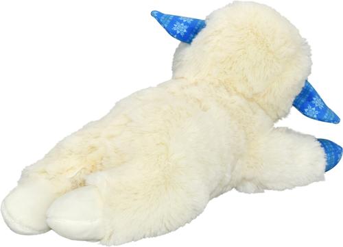 Show full view: Multipet Lamb Chop Snowflake Squeaky Plush Dog Toy, 10.5-in slide 4 of 7