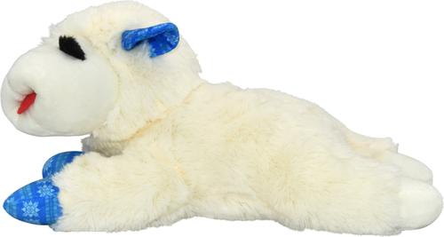 Show full view: Multipet Lamb Chop Snowflake Squeaky Plush Dog Toy, 10.5-in slide 3 of 7