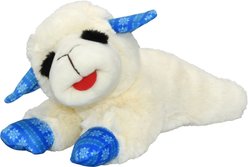 Multipet Lamb Chop Snowflake Squeaky Plush Dog Toy, 10.5-in