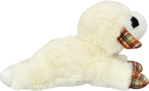 Show full view: Multipet Lamb Chop Plaid Squeaky Plush Dog Toy, 10.5-in slide 4 of 6