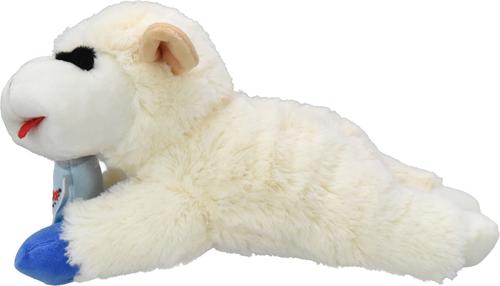 Show full view: Multipet Lamb with Drink Tumbler Squeaky Plush Dog Toy, 10.5-in slide 3 of 6