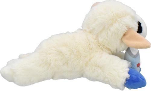 Show full view: Multipet Lamb with Drink Tumbler Squeaky Plush Dog Toy, 10.5-in slide 4 of 6