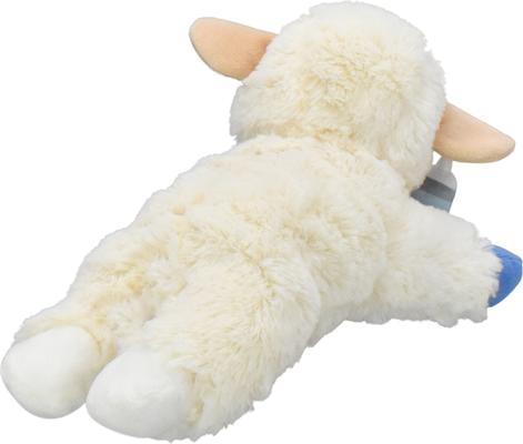 Show full view: Multipet Lamb with Drink Tumbler Squeaky Plush Dog Toy, 10.5-in slide 2 of 6