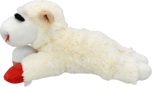 Show full view: Multipet Lamb Chop with Coffee Cup Squeaky Plush Dog Toy, 10.5-in slide 4 of 7