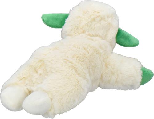 Show full view: Multipet Lamb Chop Football Squeaky Plush Dog Toy, 10.5-in slide 2 of 6