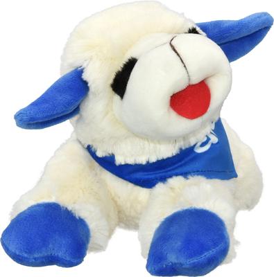 Show full view: Multipet Lamb Chop with Chewy Bandana Squeaky Plush Dog Toy, 10.5-in slide 6 of 7