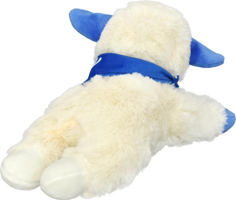 Show full view: Multipet Lamb Chop with Chewy Bandana Squeaky Plush Dog Toy, 10.5-in slide 4 of 7
