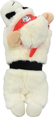 Show full view: Multipet Lamb Chop Karate Squeaky Plush Dog Toy, 10.5-in slide 7 of 7
