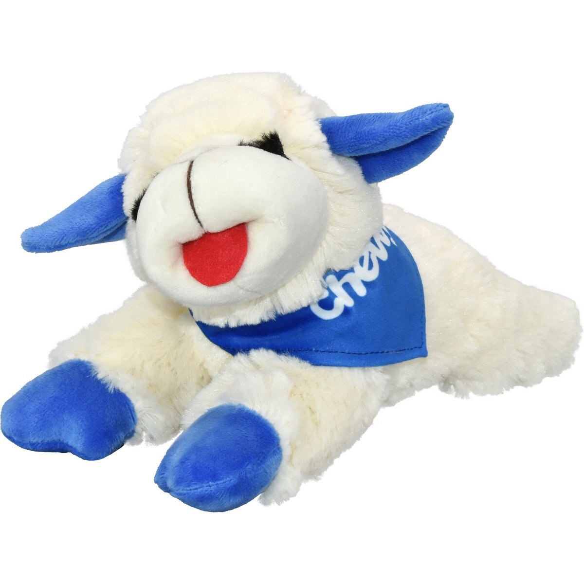Multipet Lamb Chop with Chewy Bandana Squeaky Plush Dog Toy, 10.5-in