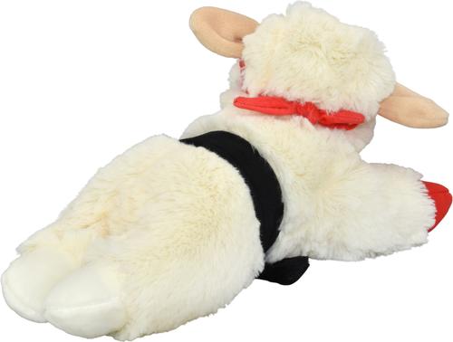 Show full view: Multipet Lamb Chop Karate Squeaky Plush Dog Toy, 10.5-in slide 4 of 7