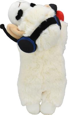 Show full view: Multipet Lamb Chop Gamer Squeaky Plush Dog Toy, 10.5-in slide 5 of 6