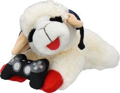 Multipet Lamb Chop Gamer Squeaky Plush Dog Toy, 10.5-in